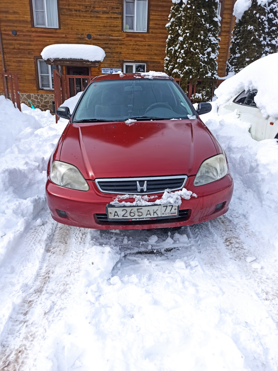 Замена свечей, откапывание сугроба — Honda Civic (6G), 1,4 л, 1999 года |  плановое ТО | DRIVE2