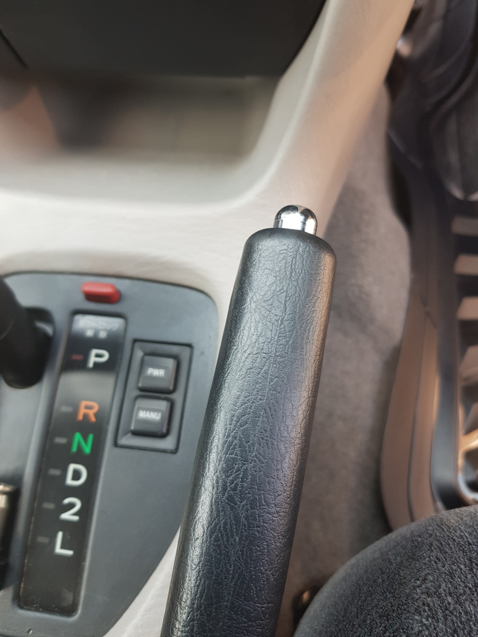 Кнопка ручник хром. — Toyota Caldina (210), 2 л, 1998 года | аксессуары ...