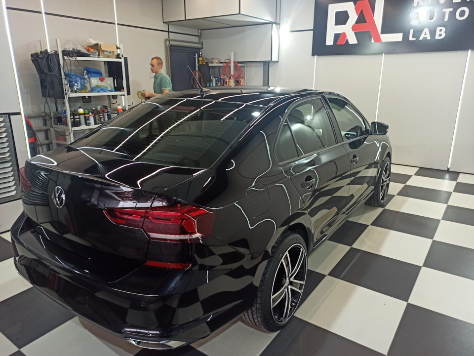 Корректирующая полировка(нано-воск) — Volkswagen Polo liftback, 1,6 л ...