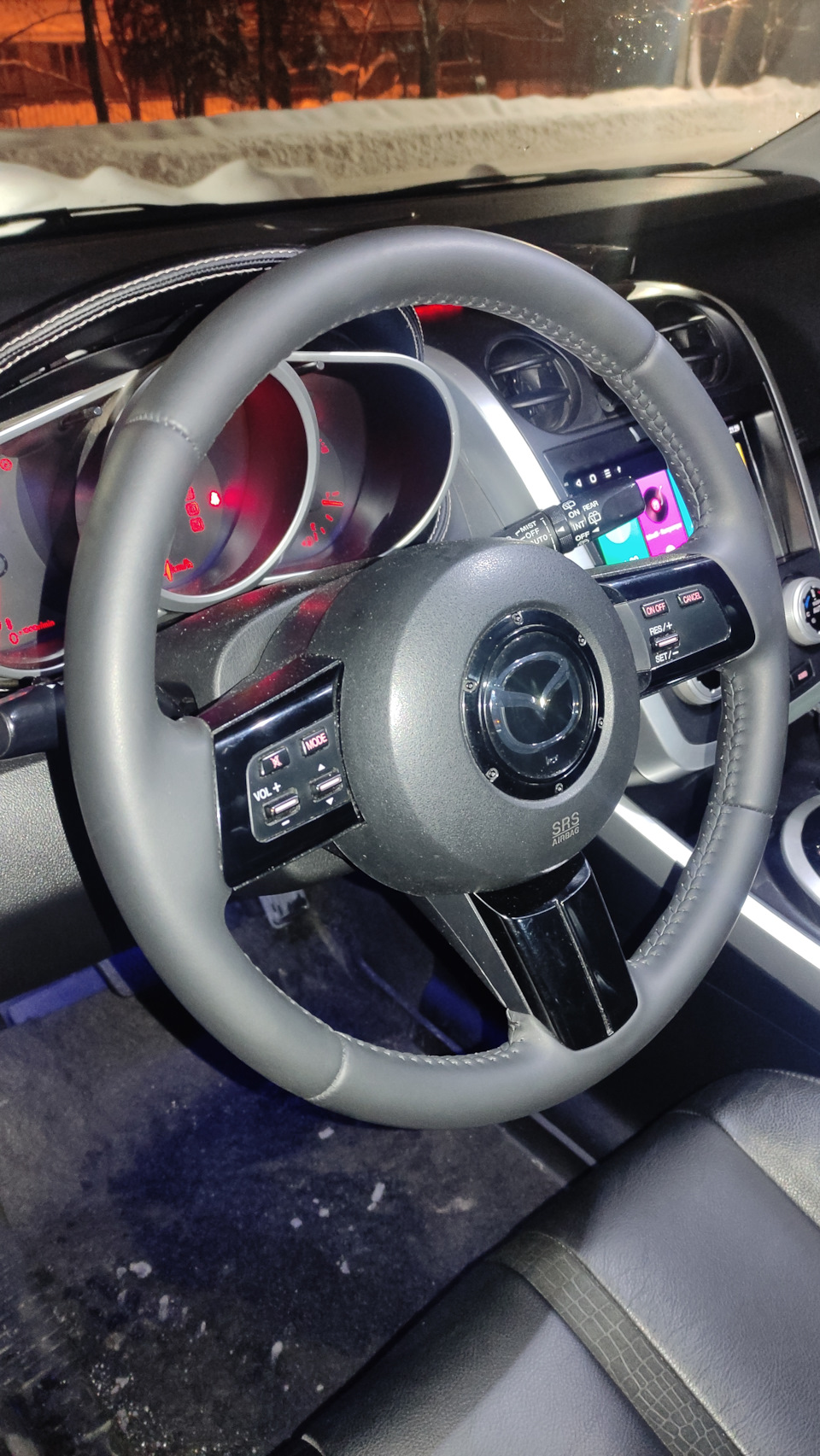 Перетяжка руля — Mazda CX-7, 2,3 л, 2008 года | стайлинг | DRIVE2