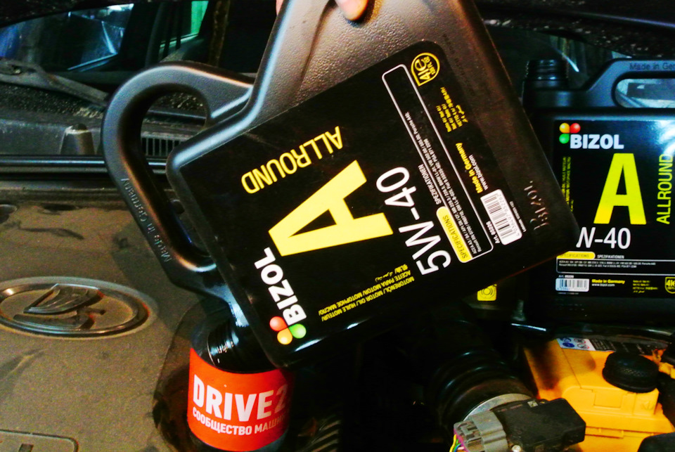 Моторное масло из Германии Bizol Allround 5W-40 и фильтр Мавико для ...