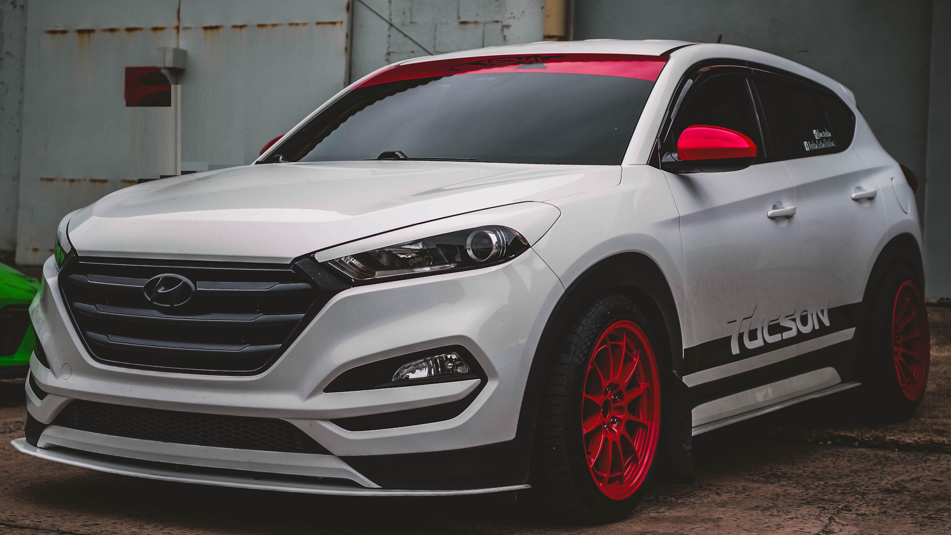 Hyundai Tucson 2016 без бампера