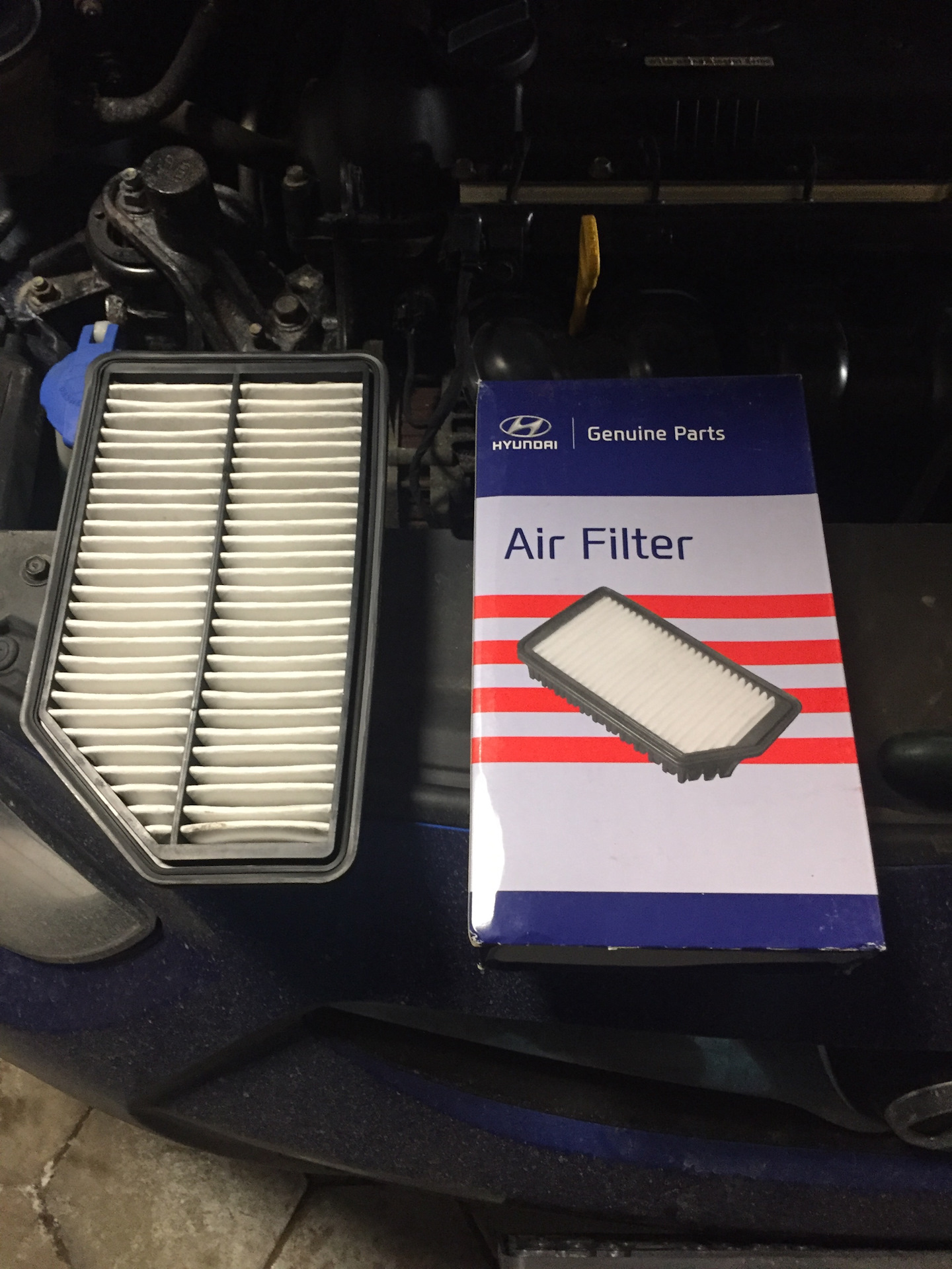 Воздушный фильтр солярис 2