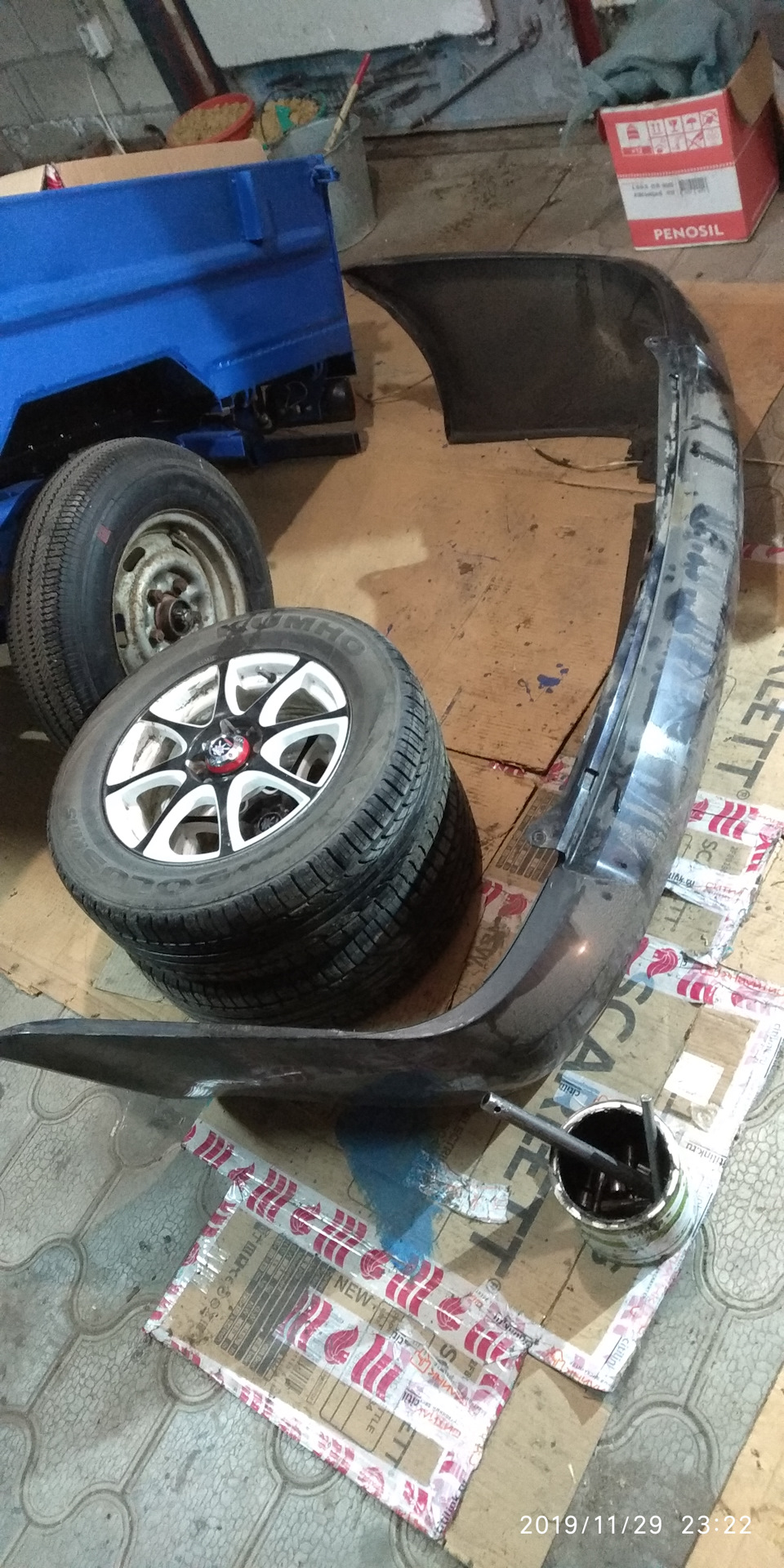 Устранения течи в багажнике Приора седан. — Lada Приора седан, 1,6 л ...