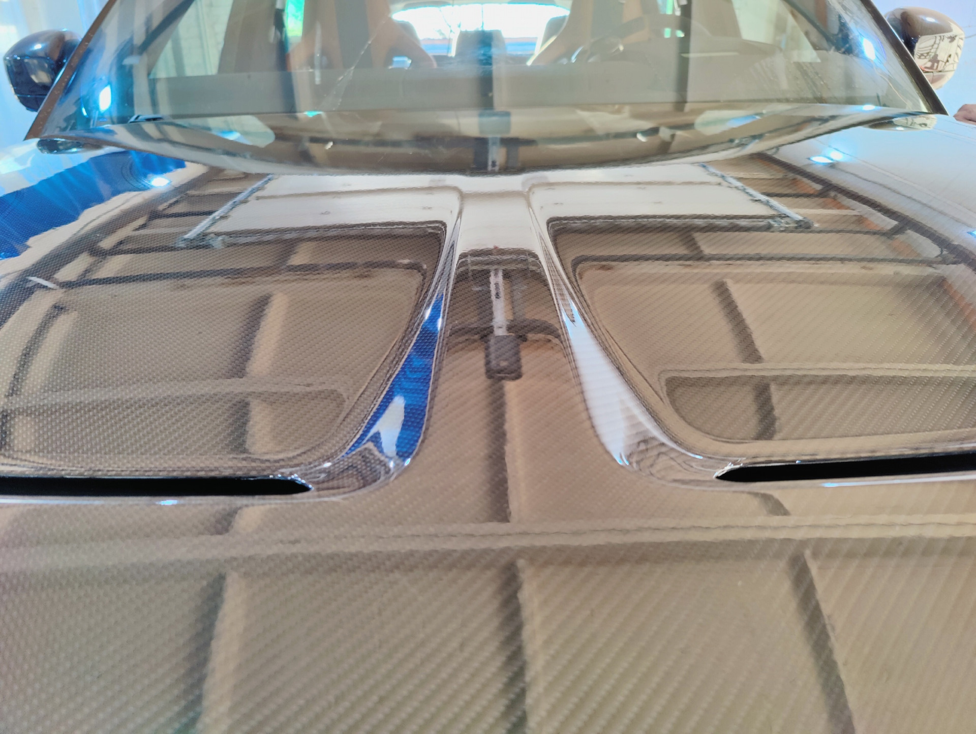 Карбоновый капот #2 — Land Rover Range Rover Sport (2G), 5 л, 2015 года ...
