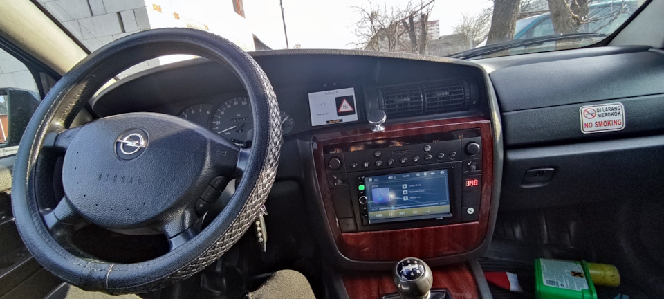 Магнитола. — Opel Omega B, 2,2 л., 2001 года | просто так | DRIVE2