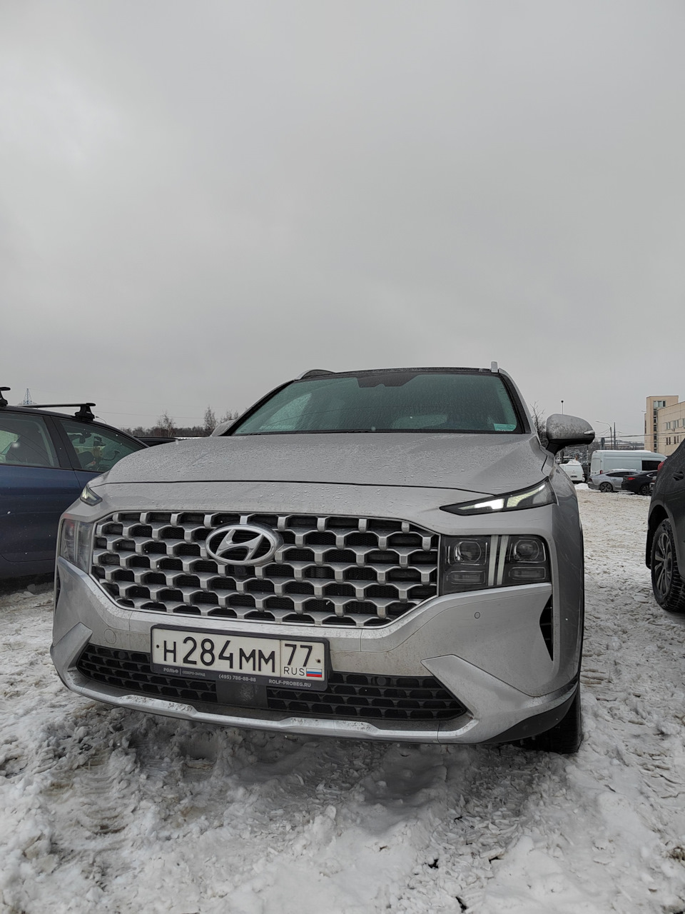 Поставлена на учет! — Hyundai Santa Fe (4G), 2,2 л, 2021 года | покупка  машины | DRIVE2