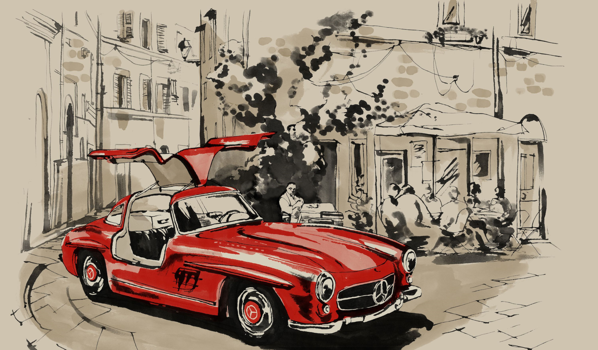 Что делает Mercedes-Benz Gullwing таким великолепным? Подсказка: вовсе не  двери! — «История автомобилестроения» на DRIVE2