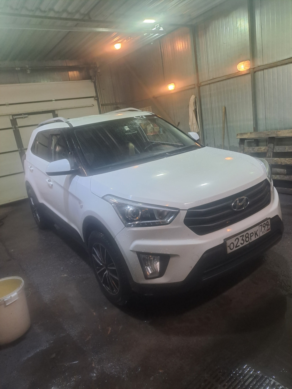Зимняя резина р 17 225/55 кумхо — Hyundai Creta (1G), 2 л, 2019 года ...