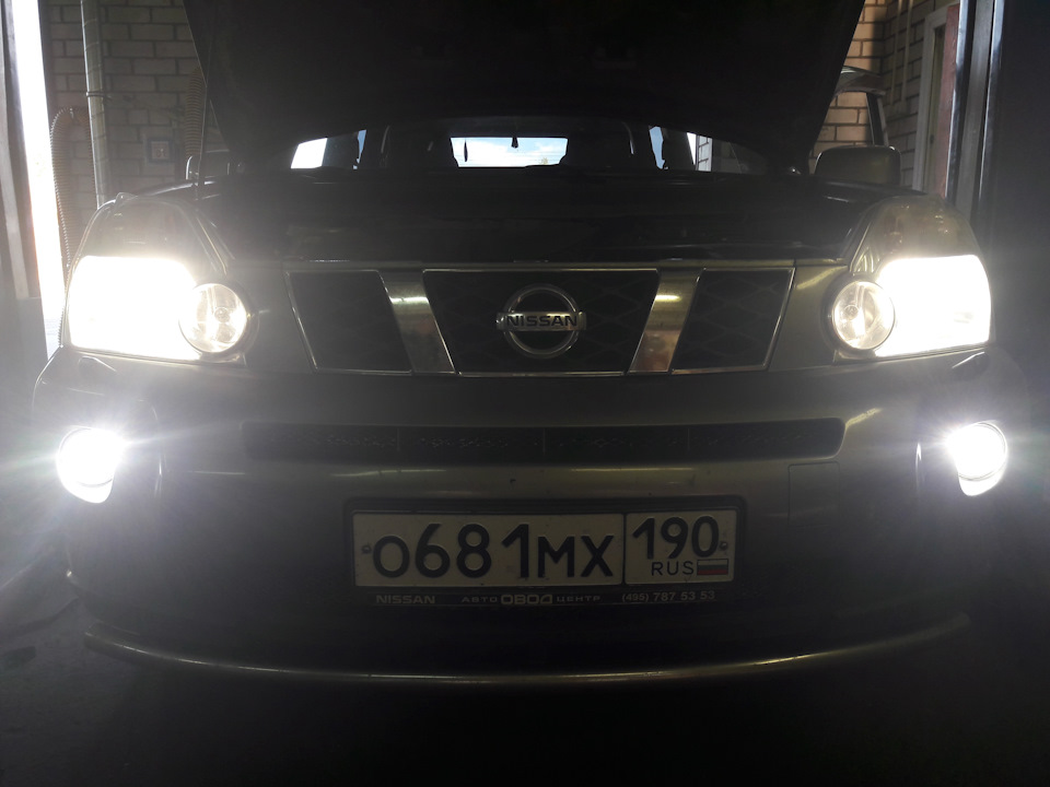 ходовые огни nissan x-trail t31