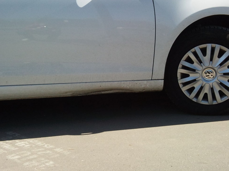 Замятый порог — Volkswagen Golf Mk6, 1,4 л, 2010 года | кузовной ремонт ...