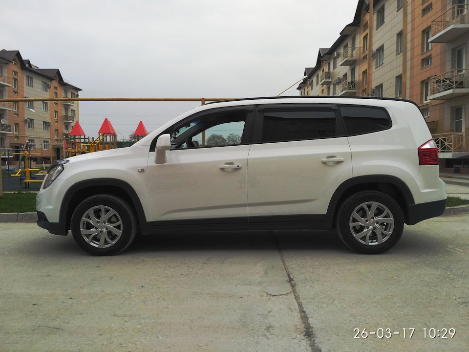 Проставки 25 мм. — Chevrolet Orlando (1G), 1,8 л, 2013 года | тюнинг ...