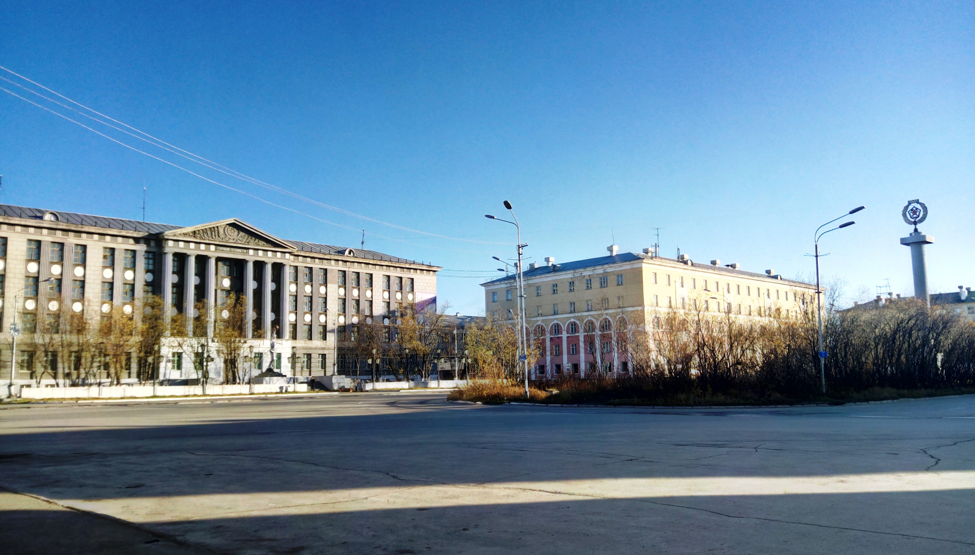 центральная площадь в воркуте