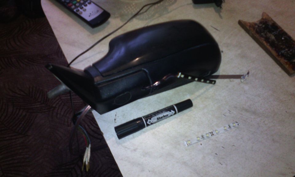 габариты на зеркалах — Lada Приора седан, 1,6 л, 2007 года | стайлинг ...