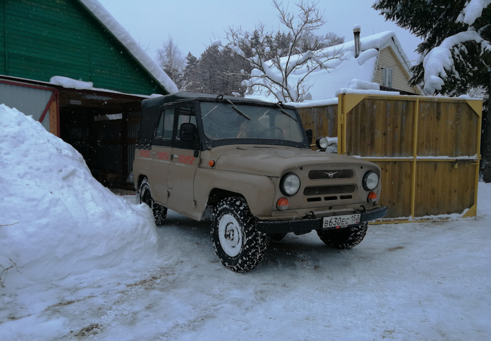 Шины для УАЗ 469 и Рекорд №11. Первая зима "Председателя". Замена шин. УАЗ 469, 2,4л. 1980 год на DRIVE2