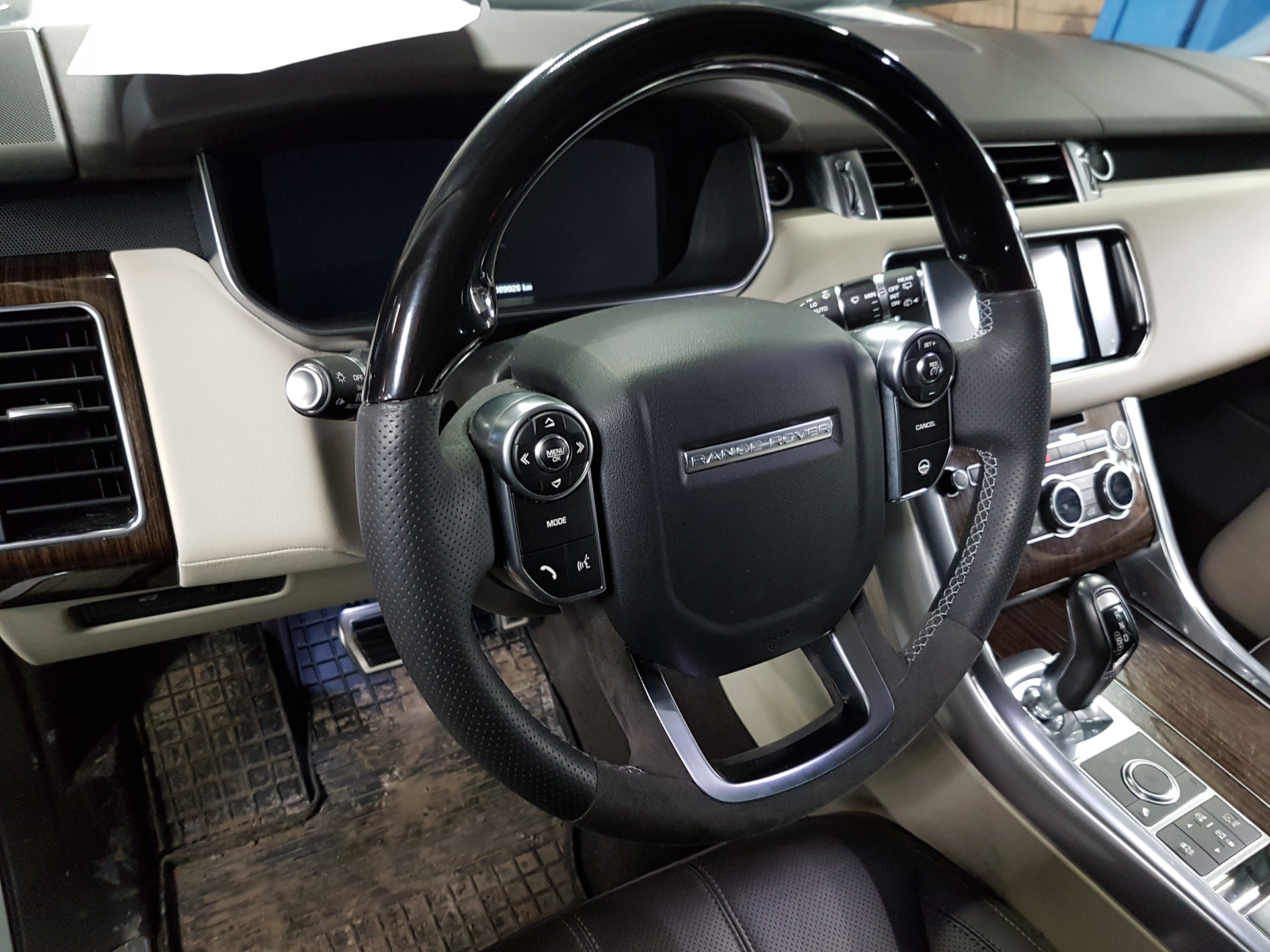 Перетяжка руля range rover