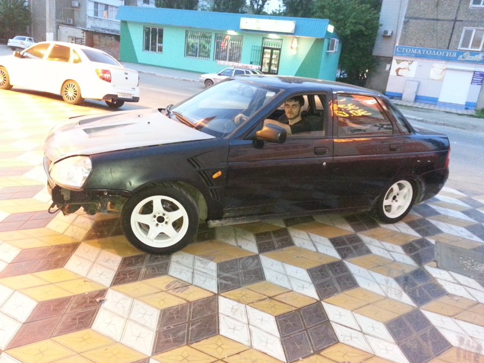 Для себя любимого ))) диски слик…резина полу слик — Lada Приора седан ...
