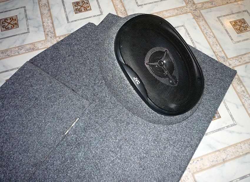 Самодельная акустическая полка в багажник — Mazda Demio (1G), 1,3 л ...