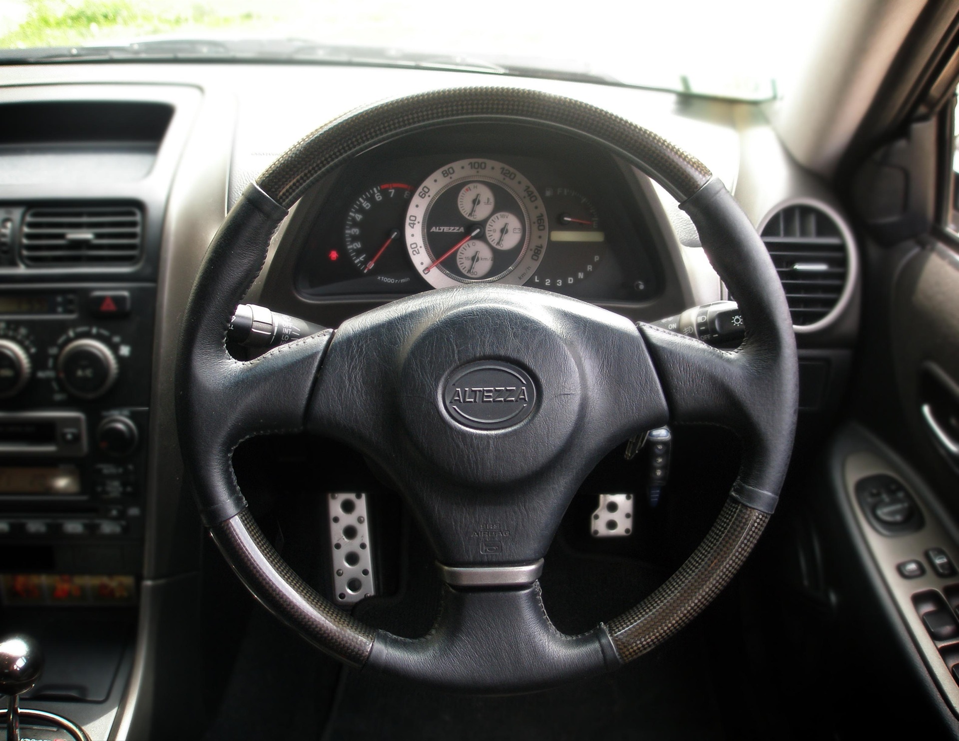 carbon steering wheel - Toyota Altezza 20 L 1999