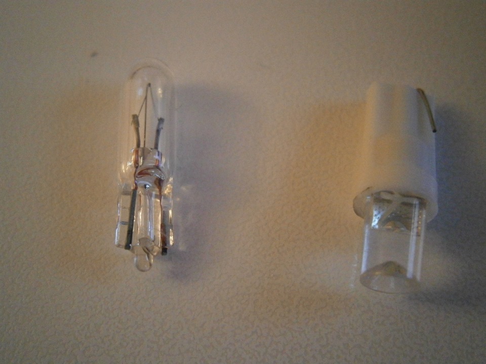 замена лампочки на диодную в штурманском светильнике — Bogdan 21101, 1 ...