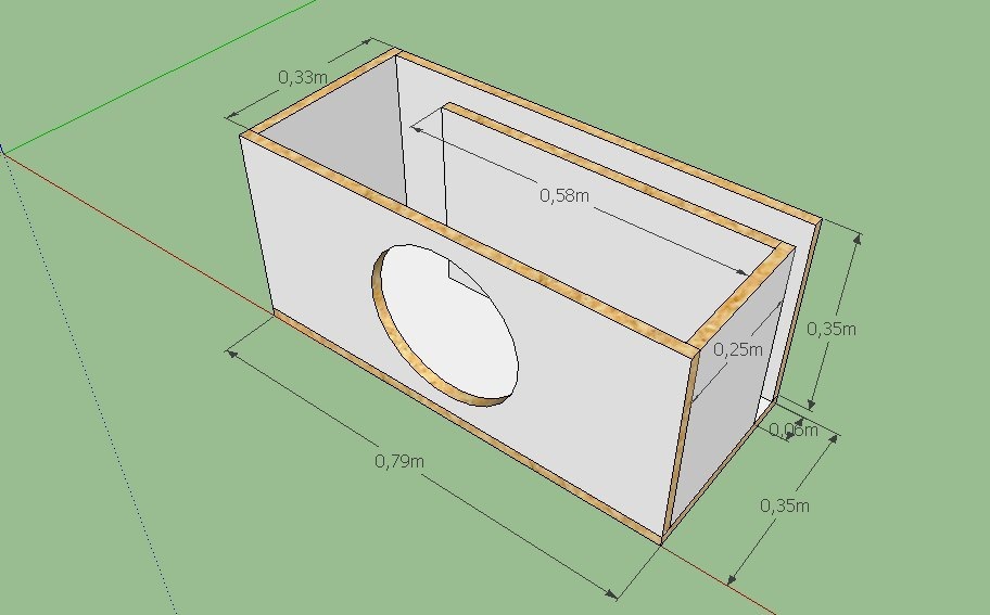 Короб под pioneer ts w304r