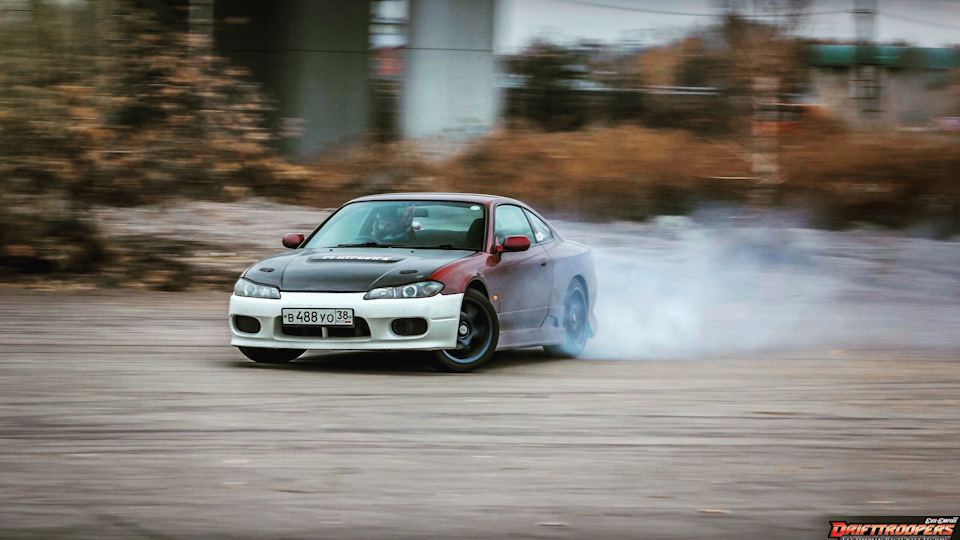 Nissan Silvia дрифт зимой