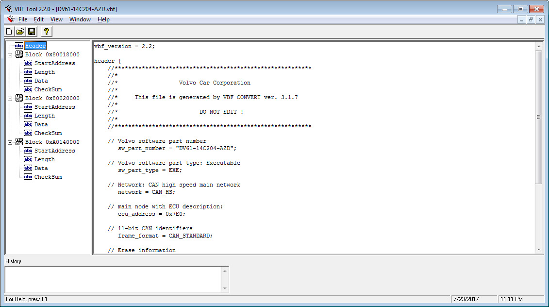 [Tech] Создаем конвертер VBF to BIN — DRIVE2
