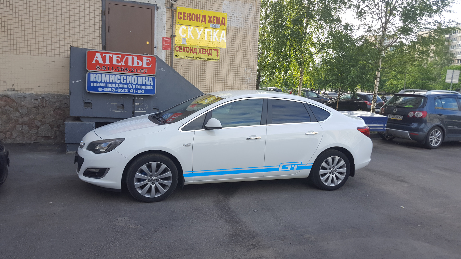 Винил на борт — Opel Astra J, 1,4 л, 2013 года | стайлинг | DRIVE2