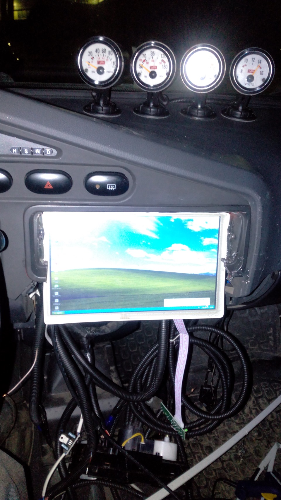 CAR PC. Рамка для монитора. — Daewoo Nexia (N150), 1,6 л, 2011 года ...