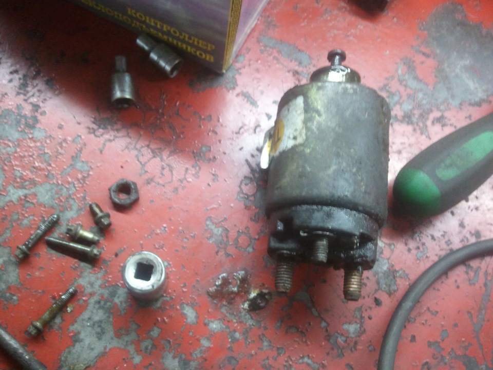 Замена втягивающего, ремонт стартера (ревизия). — Daewoo Nubira III, 2 ...