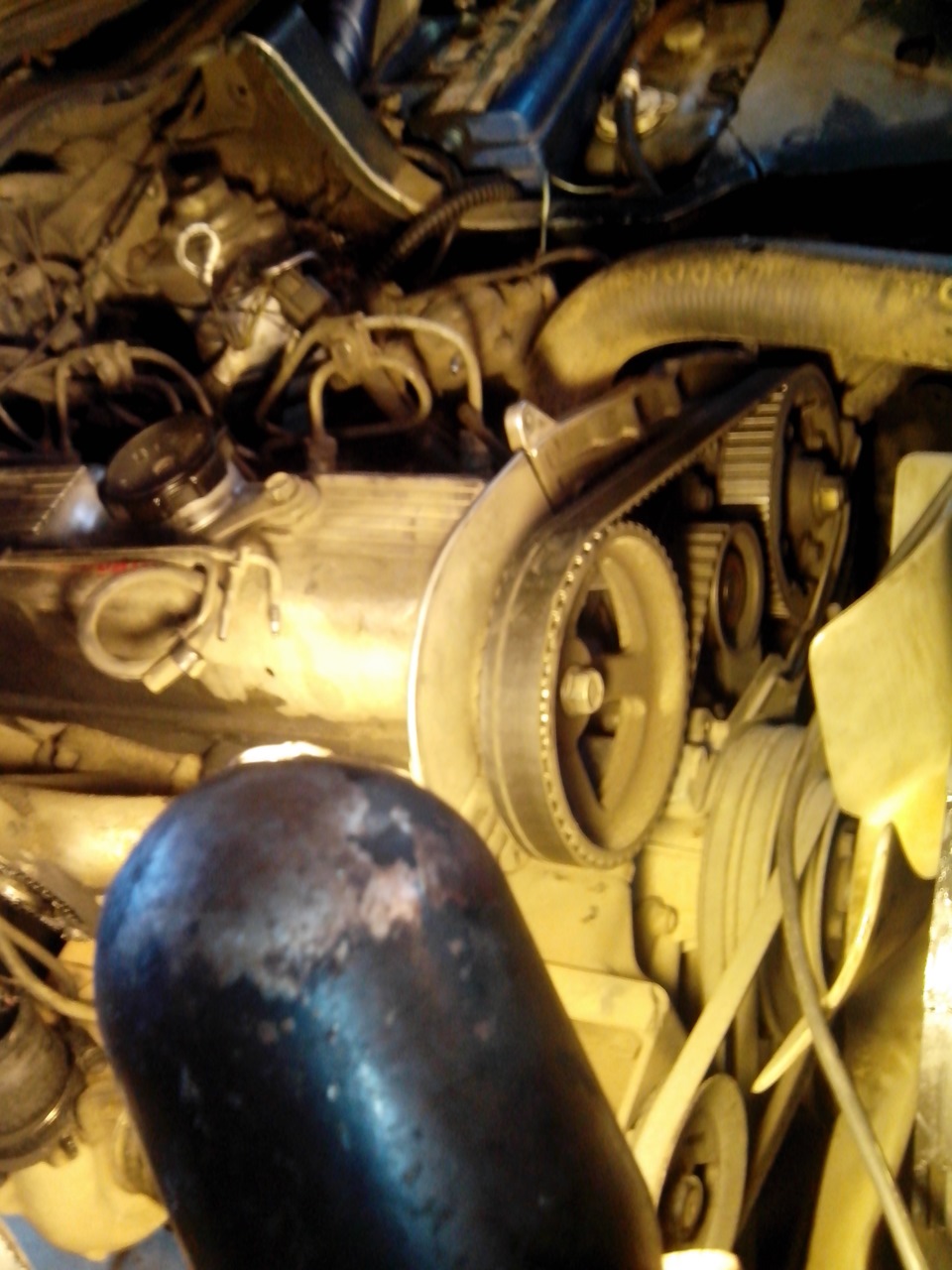 замена прокладки под головкой — Mitsubishi Delica (P35W), 2,4 л, 1990 ...