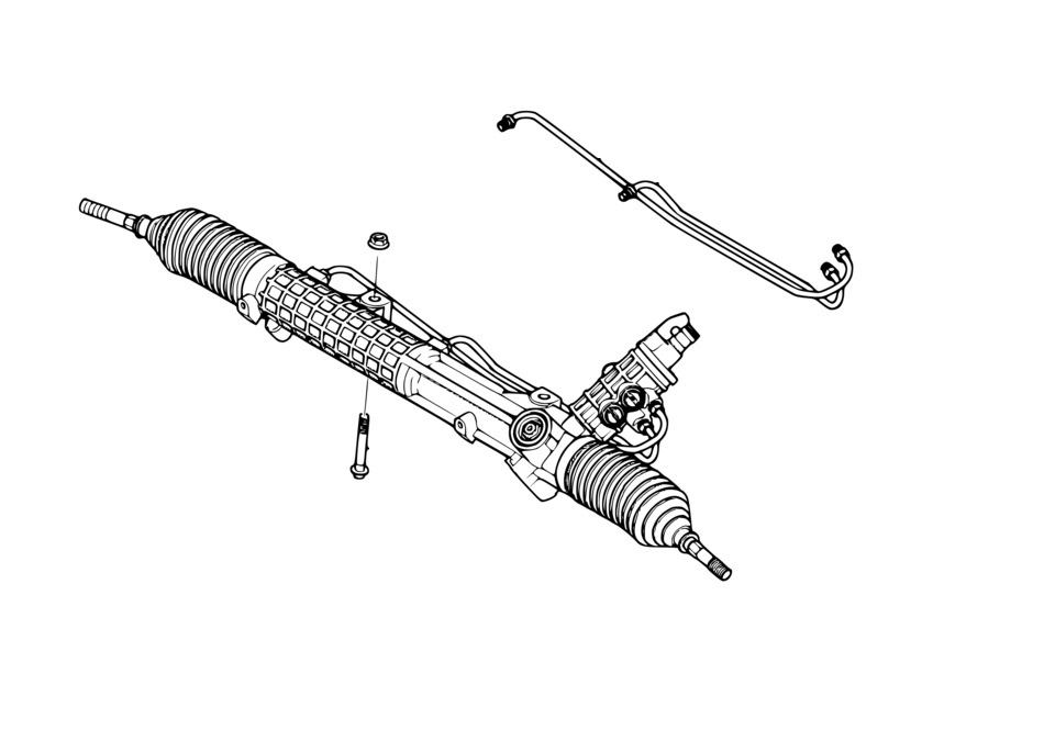 Рулевая рейка на BMW 3 E46