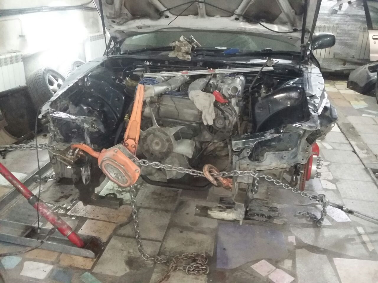 Замена ноуската, запись #1 — Toyota Cresta (90), 2,5 л, 1994 года ...