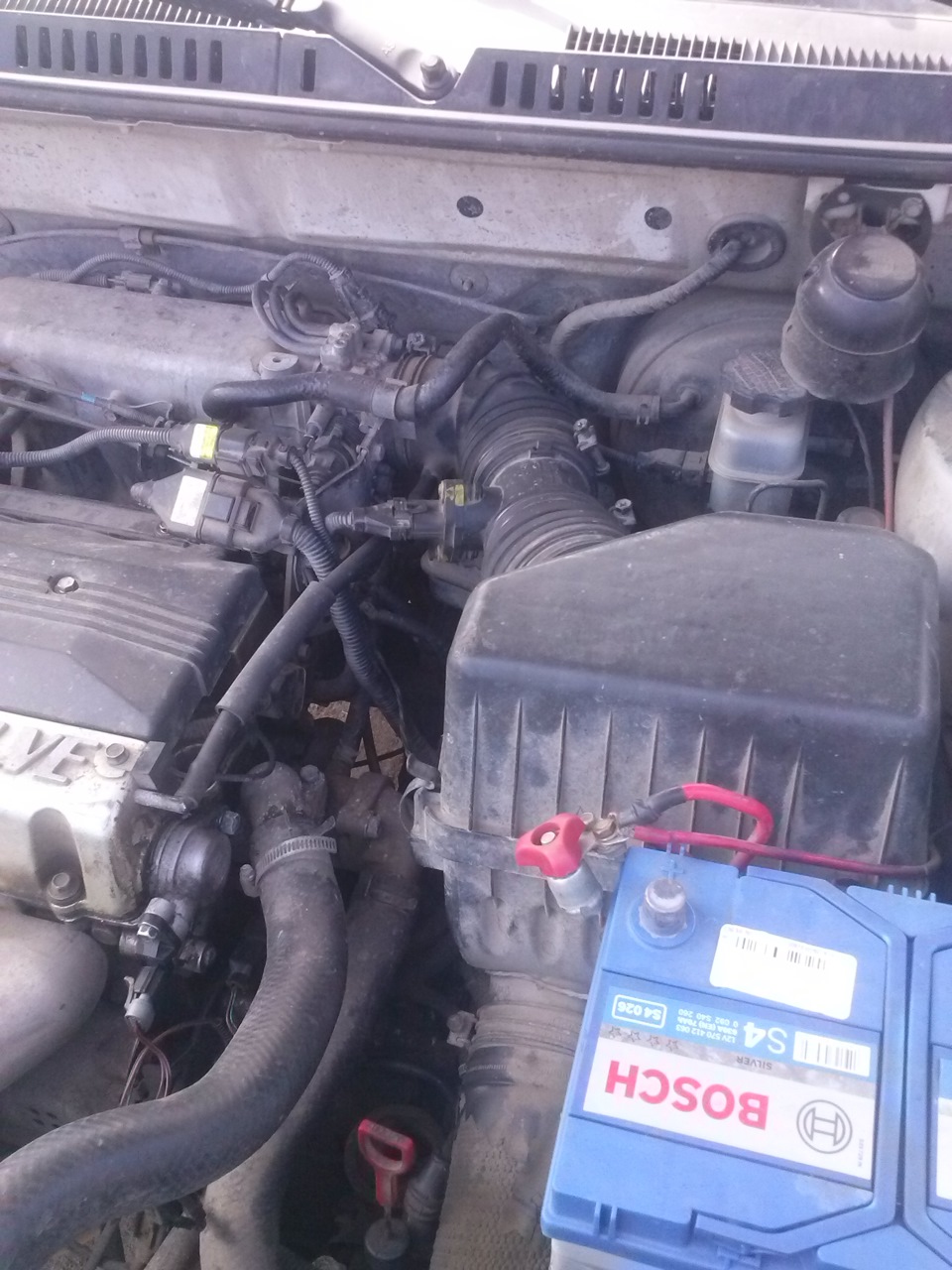 Чистка дроссельной заслонки (Фото) — Hyundai Santa Fe (1G), 2,4 л, 2001 ...