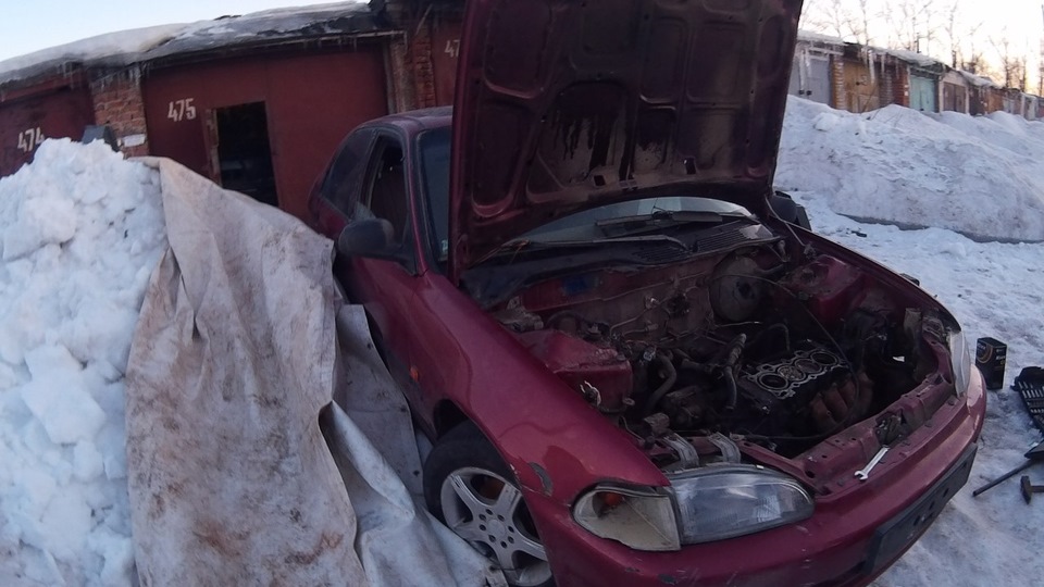 Honda Civic D15 Разбор на запчасти.