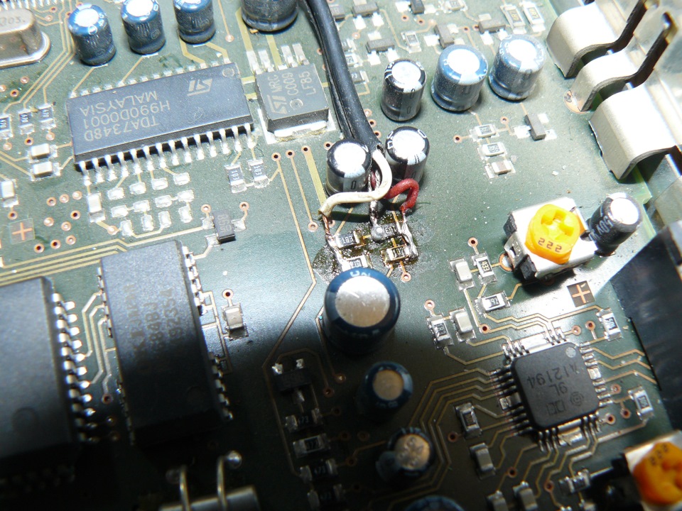 переделка магнитолы под AUX выход — Audi A4 (B5), 2,5 л, 2000 года ...