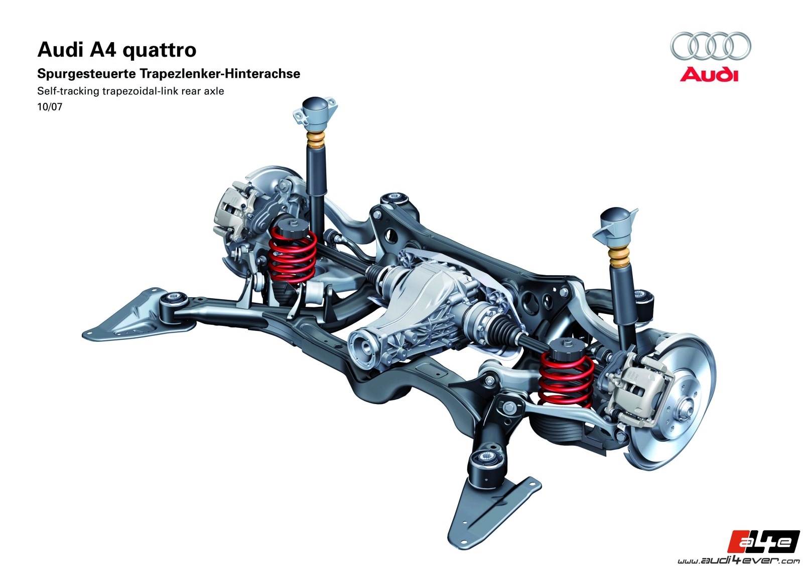Задняя ось автомобиля. Подвеска Ауди а4 б5 кватро. Задняя подвеска Ауди а4. Подвеска Ауди а5. Задняя подвеска Ауди а4 кватро.