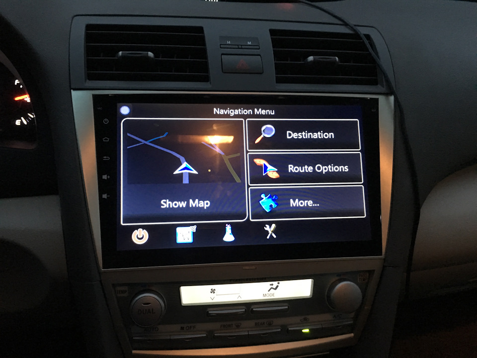 навигатор IGO (встроенный) — Toyota Camry (XV40)