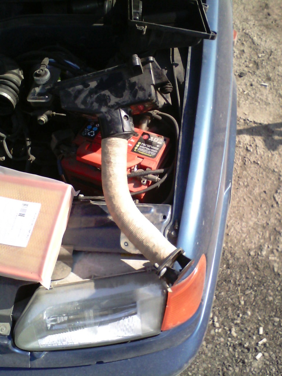 014: Замена воздушного фильтра — Lada 2114, 1,5 л, 2005 года ...