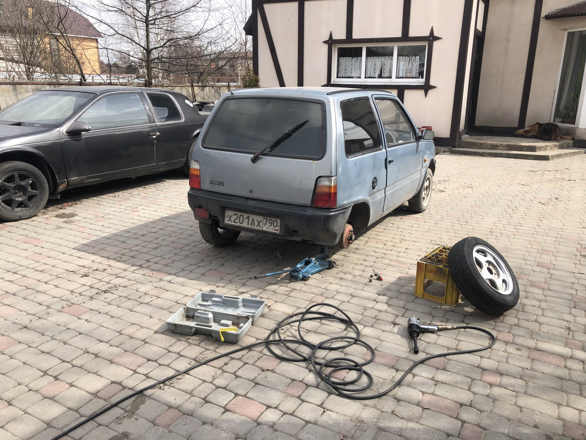 Переобувка и обслуживание тормозов — СеАЗ Ока 11113, 0,7 л, 2002 года ...