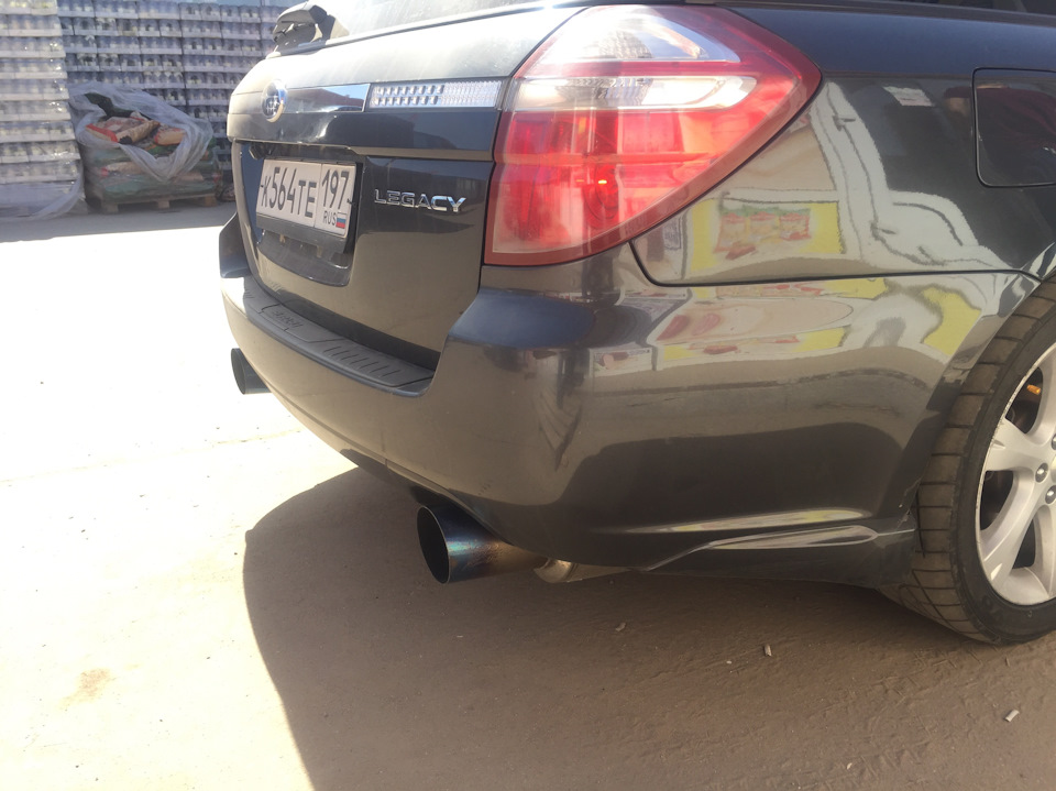 BP5/BL5　スバル　レガシィ　レガシー　ガナドール　チタン　マフラー　1台分　中古美品 レガシィツーリングワゴン BP5 BPE マフラー ガナドール バーテックス