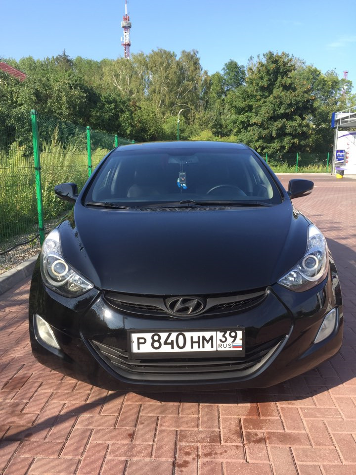 Перетонировал задние стекла и полирнул) — Hyundai Avante (5G), 1,6 л ...