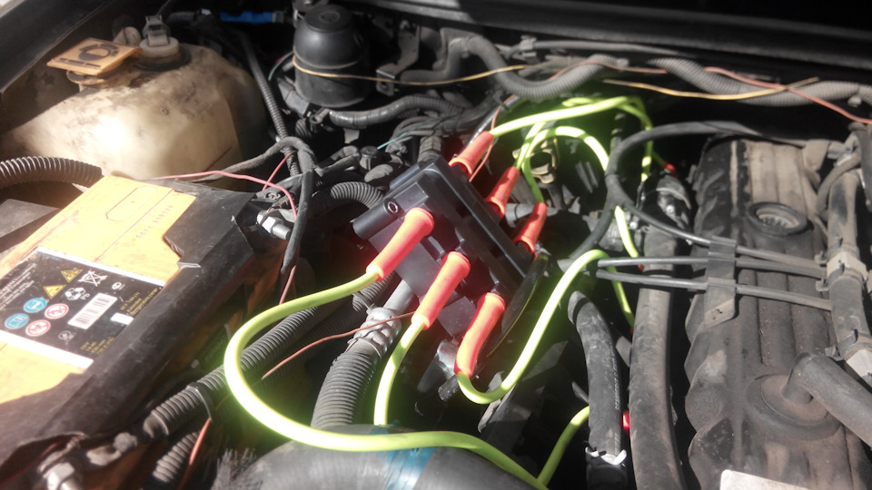 Замена катушки СОР на обычную + ВВ провода — Jeep Grand Cherokee (WJ ...