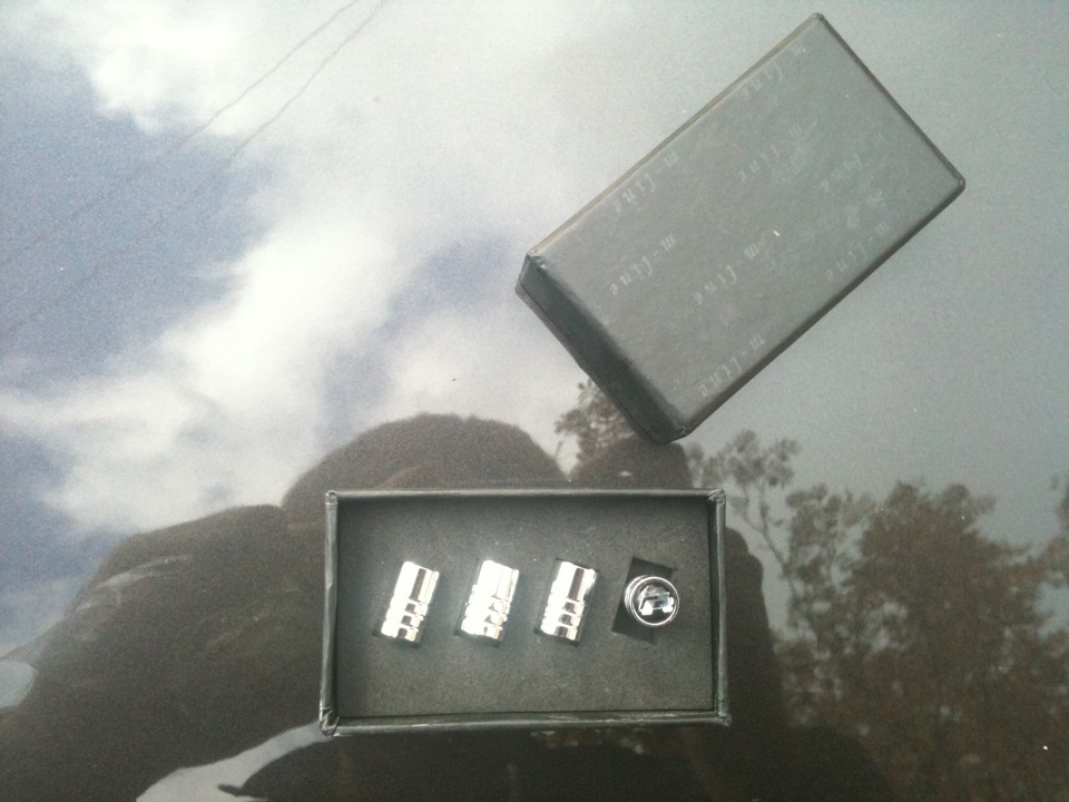 Колпачки на ниппели колёс "R-line" — Volkswagen Passat B6, 2 л, 2007 ...