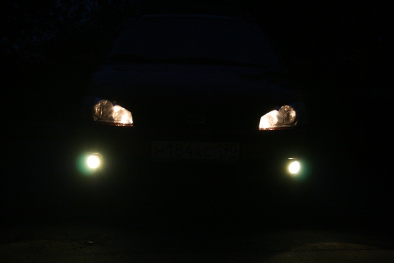 Новые лампы для противотуманок — Lada Калина Универсал (1G), 1,4 л ...