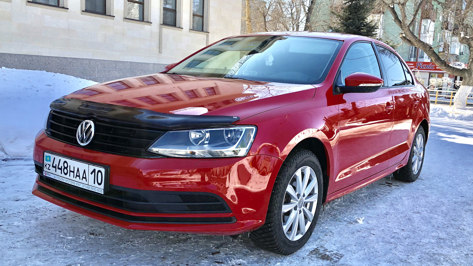 Volkswagen Jetta VI 1.6 бензиновый 2014 | КРАСНАЯ МАШИНА на DRIVE2