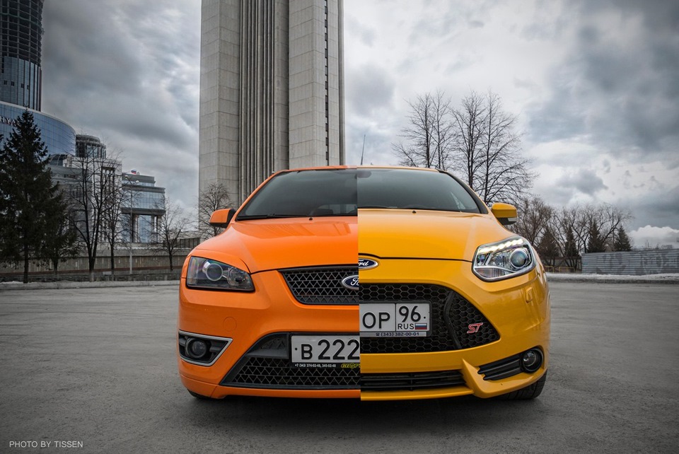 Шикарный фотосет двух ST от Ivan Tissenа — Ford Focus II ST, 2,5 л ...