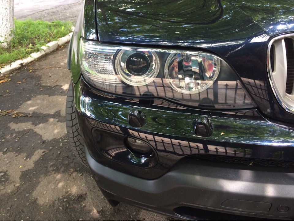 Идеальные фары — BMW X5 (E53), 4,8 л., 2006 года | своими руками | DRIVE2