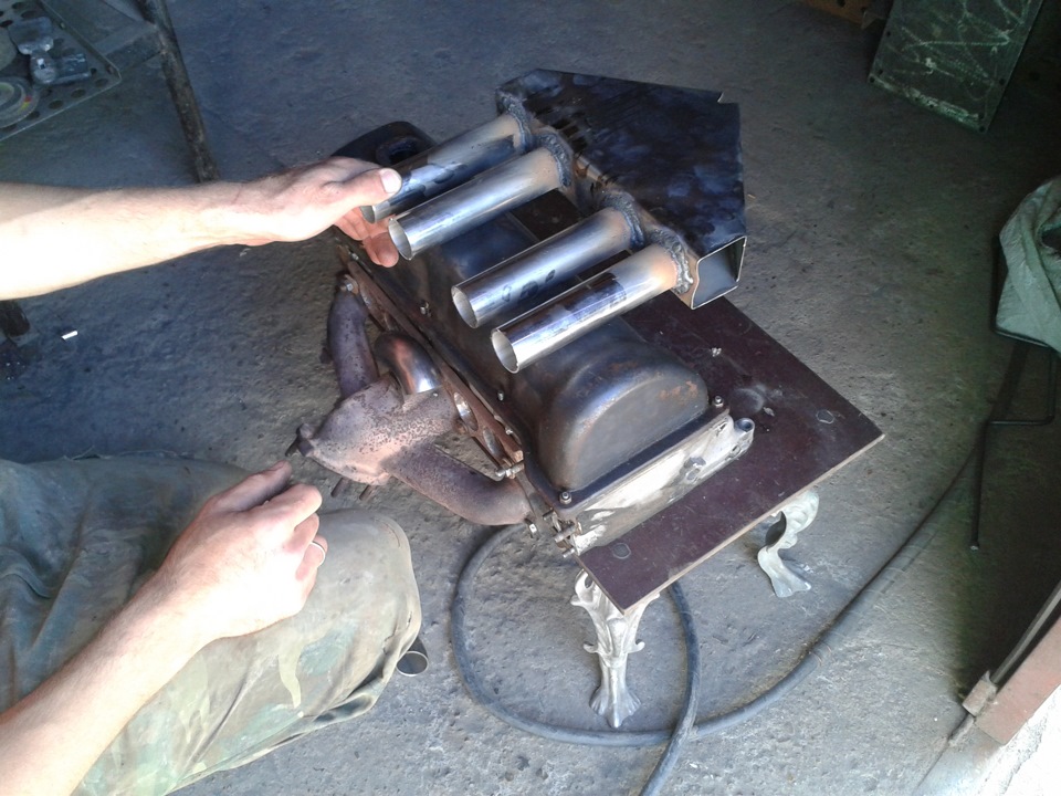 Самодельный ресивер из нержЫ (часть 1) — Lada 21011, 1,7 л, 1975 года ...