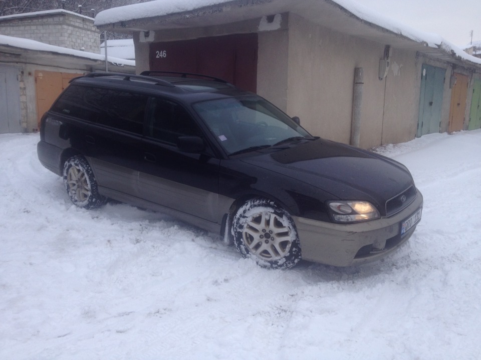 фото с первого снега для Субару — Subaru Outback (BH), 2,5 л, 2001 года ...